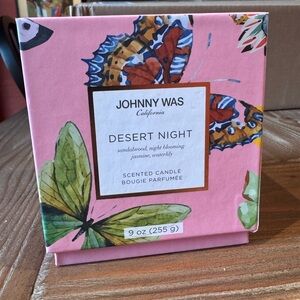 Johnny Was Desert Night Candle - Pink and Green